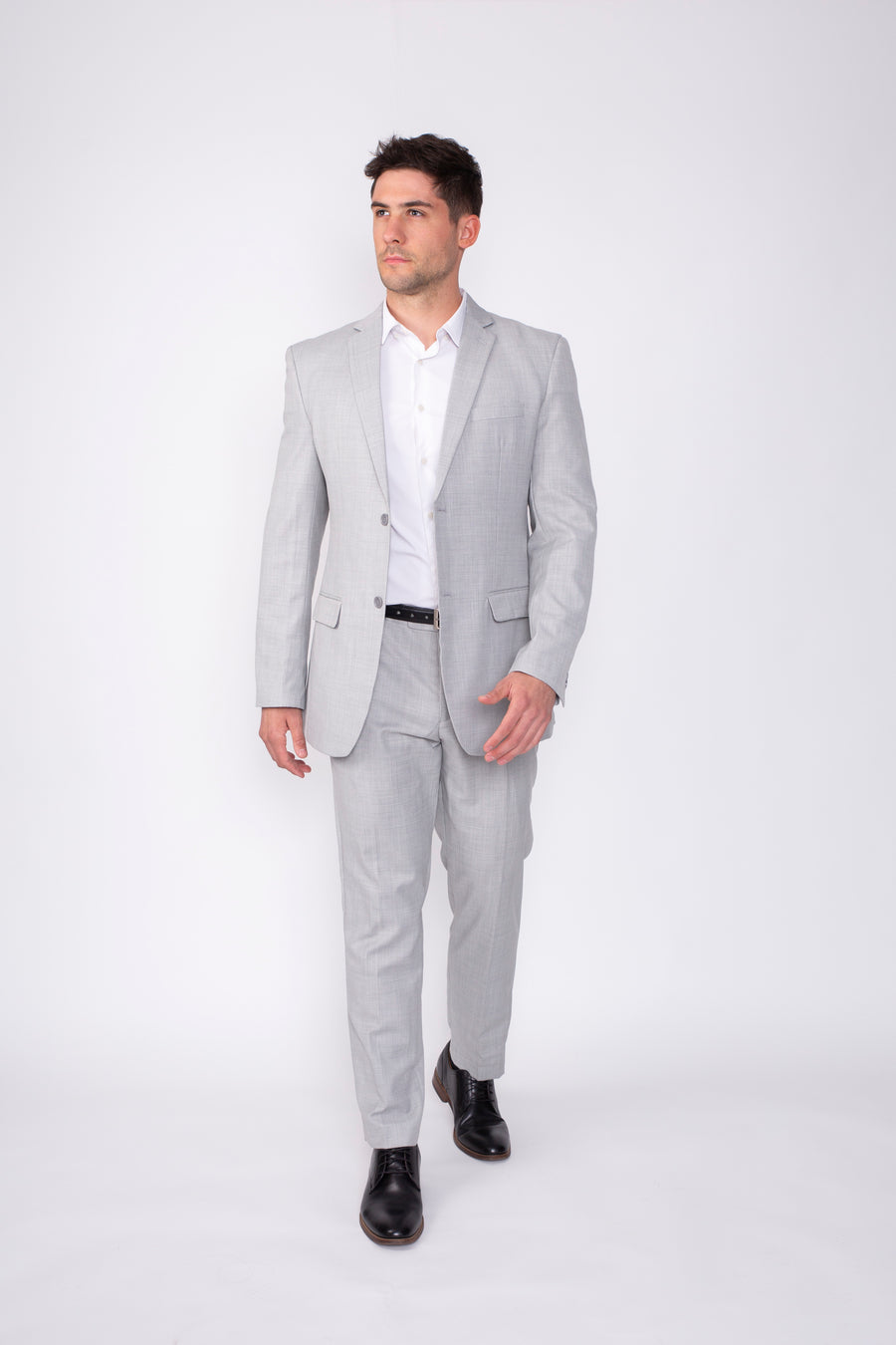 Traje Slim Fit Dos Piezas Gris