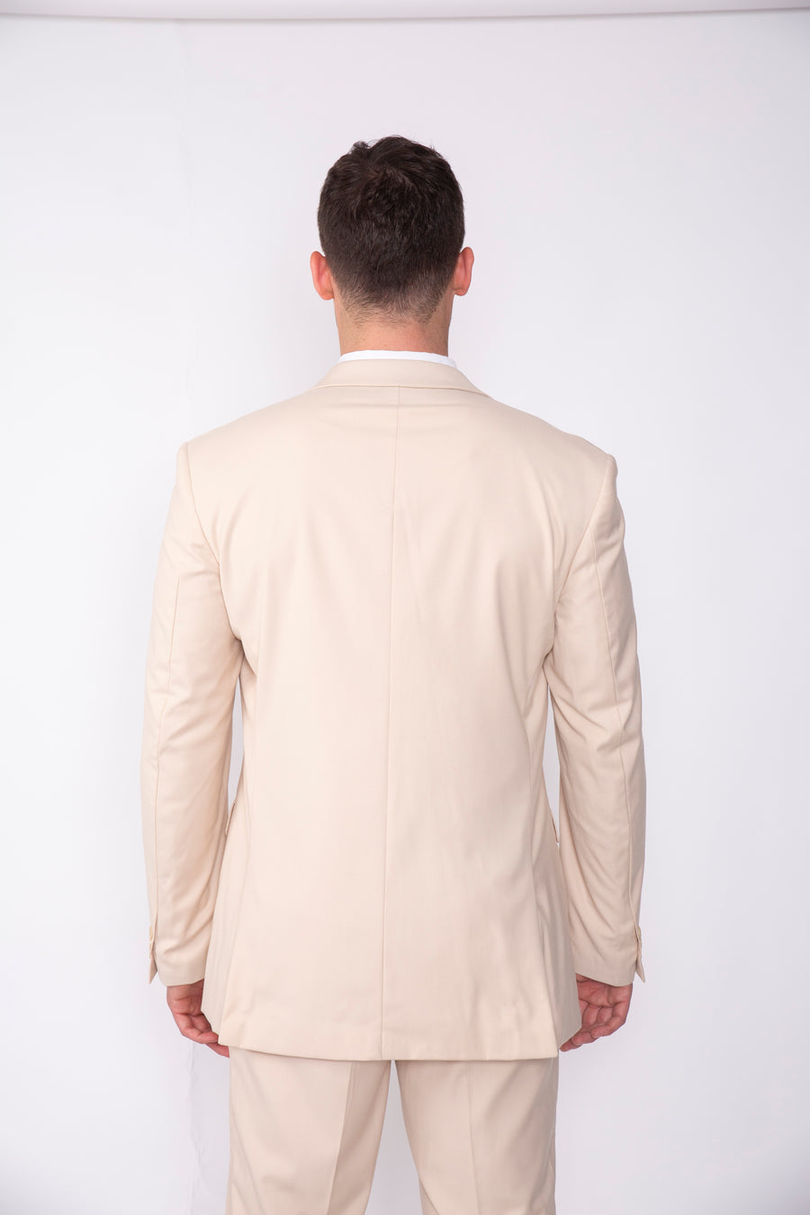 Traje Slim Fit Dos Piezas Beige