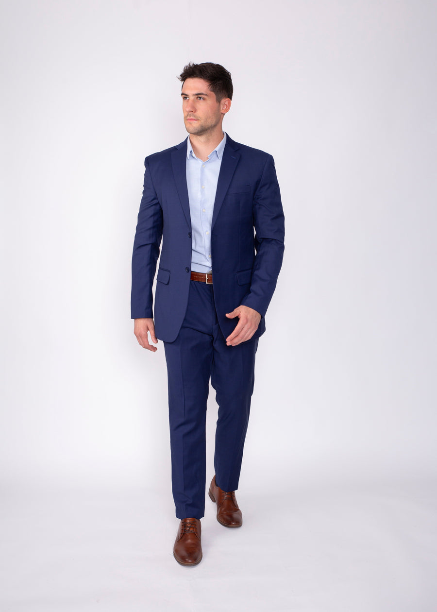 Traje Slim Fit Dos Piezas Azul